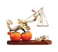 HQHYGM Statue Sculpture bénédiction, Artisanat, Cadeau Pendaison crémaillère, Ornement Feng Shui, Figurine de Kaki pour Armoire, Magasin, Ferme