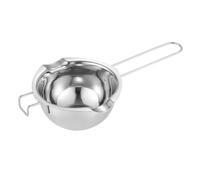 HQILRRA Creuset pour Bain-Marie,400 ML Bol Bain Marie, Bol de Fusion,ChaudièRes Universelles en Acier Inoxydable 304,Bol pour Bain Marie pour La Chauffage du Lait,du Beurre Ou du Chocolat
