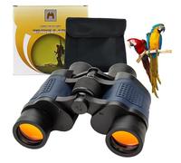 HQILRRA Jumelles 60X60, Jumelles Haute Puissance, Télescope Puissant avec BAK4, Perspective de Vision Nocturne pour l’Observation des Oiseaux Adultes, Voyages en Plein air, Chasse