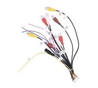 HQLDMYGS XT91911 Câble de harnais RCA 24 broches, prêt à l'emploi | Convient pour Pioneer DMH CDP1888, CDP1889, DMHW-4600NEX, DMHW-4660NEX, DMHW-T76NEX, DMHW-T8600NEX, DMHW-C6600NEX