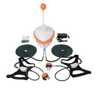 HQLYZJDV Système de plongée sous-Marine, Soutient 2 Plongeurs, 5-6 Heures Ventilateur de Plongée, Système de Plongée avec Tuyau de 18m, Régulateur de Respiration, Hookah Snuba Long Tank pour