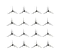 HQProp Lot de 16 hélices à trois pales plus lisses T3X2X3 3 pouces FPV Hélices à trois pales en polycarbonate de 1,5 mm pour plus légers Freestyle Quads RC Accessoires Pièces de rechange pour
