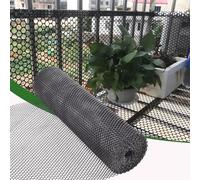 HQQMNY Filet de Jardin en Plastique PEHD - 0,5 x 10 m - Clôture de Renfort de pelouse imputrescible - pour Plantes de Jardin, Fruits, légumes et Fleurs - Trou de Filet Noir : 1,2 cm