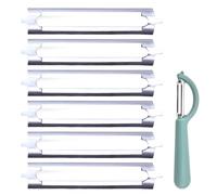 HQRKOTM 6 Pièces Lame pour Eplucheur Vertical,lames de rechange pour éplucheur professionnel Lames D'éplucheur en Acier Inoxydable (Flaches Maul)