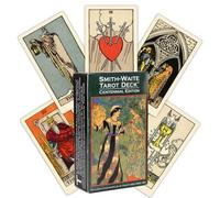 HQRKOTM 78 jeu tarot divinatoire, cartes de tarot holographiques, carte de divination du destin