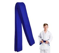 HQRKOTM Ceinture de taekwondo 240 cm, ceinture professionnelle pour arts martiaux, taekwondo, aïkido, tissu épais, pour enfants et adultes, ceinture bleue pour arts martiaux