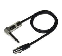 HQRP 0,6 m 4 broches mini connecteur (TA4 F) vers 1/10,2 cm à angle droit Connecteur câble pour instrument Line-6 Relay G50 G55 G90 Digital sans fil Système de guitare L6 C-r Tbp12 émetteur 98-033-0003 + HQRP Sous-Verre