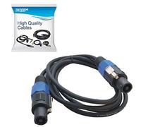 HQRP 1,8 m Speakon vers Speakon (M/M) câble pour Ampeg SVT-CL/Svtvr Série classique Tête d'ampli basse ; Warwick Usm-wca115/Usm-wca410 WCA Bass haut-parleurs amplificateur Cabinet Plus HQRP Coaster