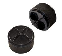 HQRP 2-pack Intérieur et extérieur circulaire Lot de filtres pour Bissell Easy Vac 3130, 3130h, 31305, 31306, 31309, 31303, 31302, 31301, 31304, 31308 Aspirateur + HQRP Sous-Verre