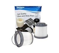 HQRP 2x Filtre compatible avec Black & Decker DUSTBUSTER VF90 90552433 N566707 pour PV1225N PVF110 PHV1210 PHV1810 PV1020L PV1420L PV1820L PV1825N PV9625N PV1200AV PD11420L Aspirateurs