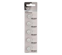 HQRP 5 Piles Bouton Lithium Batteries CR1632 pour Polar FT4, FT4F, FT7, FT7M Moniteur de fréquence Cardiaque