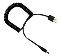 HQRP Câble convertisseur USB pour enregistreur Portable Zoom AD14 H4n Q3 Q3HD R16 Audio Vidéo AD-14 AD-14D AD14D AD14D AC Adaptateur Cordon d'alimentation + sous-Verre