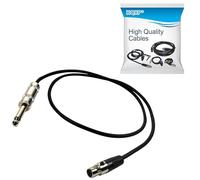 HQRP Câble d'instrument câble audio connecteur mini en 4 points TA4F vers connecteur 6.35mm compatible avec Shure BLX, FP, SLX, ULX-S, UHF-R