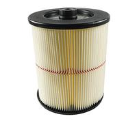 HQRP Cartouche de filtre de rechange pour Craftsman 9-17816, 17816 à rayures rouges à usage général, compatible avec aspirateurs secs Craftsman 5, 6, 8, 9, 12, 14, 16, 12 gallons