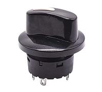 HQRP Interrupteur rotatif avec bouton 120 V 8 A 1 pôle 4 voies SP4T