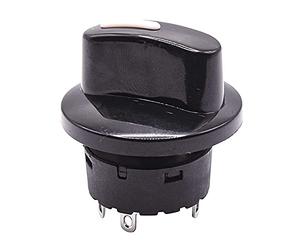 HQRP Interrupteur rotatif avec bouton 120 V 8 A 1 pôle 4 voies SP4T