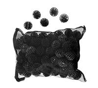 HQRP Lot de 100 boules bio filtrantes de 3,8 cm - Grande boule bio pour aquarium, étang, cascade, fontaine dans un sac en maille avec fermeture éclair