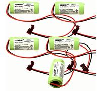 HQRP Lot de 5 feux de sortie de secours compatibles avec Lithonia ELB1P201NB ELB1P201N2 ELB1P2901N ELB1P201N ANIC1493 Lithonia 1009S00-MZ ELB0320 Grainger 4WT20 OSA212 NIC1169 EBE-33 NiCad 1200mAh