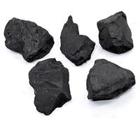 HQRP Lot de 5 pierres de nettoyage de l'eau minérale naturelle de Shungite noire 140 g de Russie