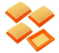 HQRP Paquet de 4 filtre à air compatible avec Stihl 4134 141 0300/4134-141-0300 fits STIHL FS120 FS200 FS250 FS300 FS350 FS400 FS450 BT120 BT120C FR350 FR450 HT250 KM130 Débroussailleuse Tondeuse