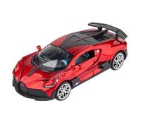 HQRTYBI 1:22 pour Divo Voiture de sport en alliage moulé sous pression Modèle Sound Light Collectible Display Ornement Exquis Cadeau (Rouge)