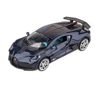 HQRTYBI 1:22 pour Divo Voiture de sport en alliage moulé sous pression Modèle Sound Light Collectible Display Ornement Exquis Cadeau (Noir)