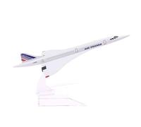 HQRTYBI 1:400 pour Concorde Air France modèle d'avion de ligne en alliage moulé sous pression Collection d'avion de ligne Décoration d'intérieur Miniatures