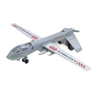 HQRTYBI Pour : J30 J31 Su35 Su57 F16 F18 F35 B-2A SR-71 RQ-4 J10 J15 Fighter Jet Alloy Military Model Accessoires de bureau (bleu foncé)