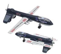 HQRTYBI Pour : J30 J31 Su35 Su57 F16 F18 F35 B-2A SR-71 RQ-4 J10 J15 Fighter Jet Alloy Military Model Accessoires de bureau (vert clair)
