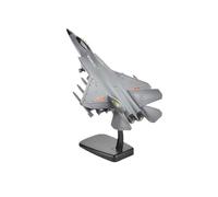 HQRTYBI Pour : J30 J31 Su35 Su57 F16 F18 F35 B-2A SR-71 RQ-4 J10 J15 Fighter Jet Alloy Military Model Accessoires de bureau (gris)
