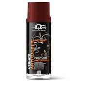 HQS Bombe aérosol de peinture Opaque Antirouille, Rouge