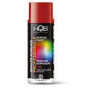HQS Bombe de peinture acrylique, couleurs Ral (Ral 3000 - Rouge feu)