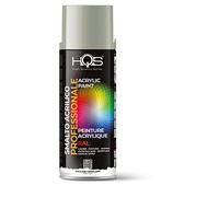 HQS Bombe de peinture acrylique, couleurs Ral (Ral 7032 - Gris silex)
