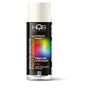 HQS Bombe de peinture acrylique, couleurs Ral (Ral 9010 - Blanc brillant)