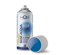 HQS Bombe de Peinture en aérosol 400ml Base d'eau Couleurs Ral (Ral 5017 Bleu Trafic)