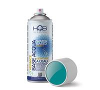 HQS Bombe de Peinture en aérosol 400ml Base d'eau Couleurs Ral (Ral 5018 Bleu Turquoise)