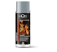 HQS High Quality Spray Bombe aérosol 400 ml de peinture pour Haute Temperature Opaque, Aluminium