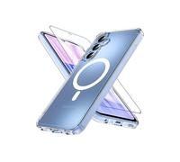 HQ-CLOUD Coque Magnétique pour Samsung Galaxy A15 5G avec 2 Vitre Verres Trempés Transparent