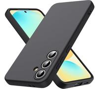 Hqselection® Coque Mat Noir Pour Samsung Galaxy S24 Fe , Étui Housse Arrière Souple En Tpu Silicone