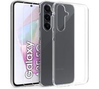 Hqselection® Coque Pour Samsung Galaxy A35 5g Transparente Silicone En Gel Tpu Souple + 2 Verre Trempé Film Protection Écran - Anti Rayures - Ultra Résistant Dureté 9h