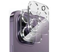 Hqselection ® Lot De 2 Protection Objectif Caméra Arrière En Verre Trempé Pour Iphone 14 Pro Max, Film En Verre Trempé 9h, Ultra Hd, Anti-Rayures