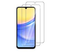 HQSELECTION® LOT DE 2 Verre Trempé Pour Samsung Galaxy A15 5G/4G .Film de Protection d'écran Transparent - Anti Rayures - Ultra Résistant Dureté 9H