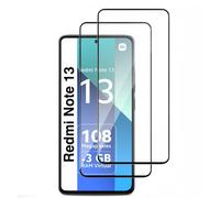 HQSELECTION® Lot de 2 Verres Trempés INTEGRAL Pour XIAOMI REDMI NOTE 13 4G/5G .Film de Protection d'écran Couverture Complète Noir - Anti Rayures - Ultra Résistant Dureté 9H