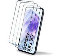 Hqselection® Lot De 3 Verre Trempé Pour Samsung Galaxy A55 5g .Film De Protection D'écran Transparent - Anti Rayures - Ultra Résistant Dureté 9h