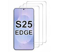 HQSELECTION® Lot de 3 Verres Trempés Pour SAMSUNG GALAXY S25 EDGE. Film de Protection d'écran Transparent - Anti Rayures - Ultra Résistant Dureté 9H