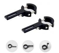 HQTS Lot de 2 Support De Montage De Phare De Moto pour phare de moto - Supports universel de phares avants - 20 mm à 38 mm