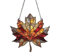 Hqunjikp Attrape-soleil de jardin | Pendentif 2D en feuilles d'érable d'automne | Décoration de Thanksgiving, décoration murale - pour rebord de fenêtre, chambre à coucher, serres, jardin, cour