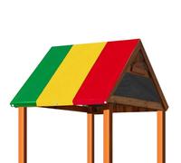 Hqunjikp Auvent d'aire de jeux - Résistant aux UV - Bâche de maison de jeu pour l'extérieur, décoration de jardin, garderie, parc communautaire