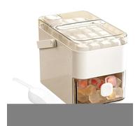 Hqunjikp Bac à glaçons avec couvercle pour congélateur - Moule à glace avec couvercle | Accessoires de cuisine, outils de fabrication de boissons froides pour jus, vin, bourbon