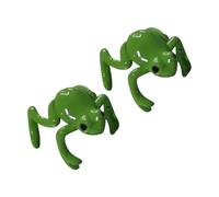 Hqunjikp Bague grenouille mignonne - Bagues fantaisistes, drôles et réglables sur le thème de la nature pour femmes, hommes, garçons, filles, amoureux des animaux, Refer to description, Métal + résine